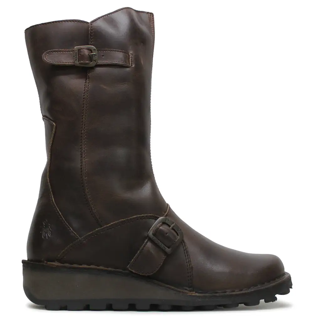 Mes Leather Women's Mid Calf Boots