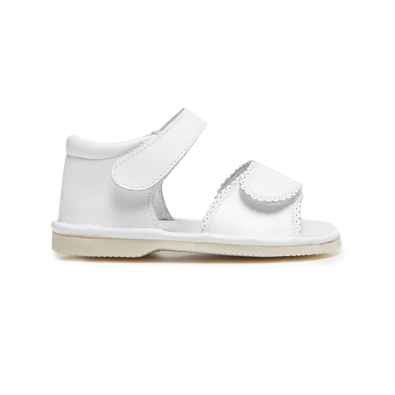 My-First Leather Sandal in White