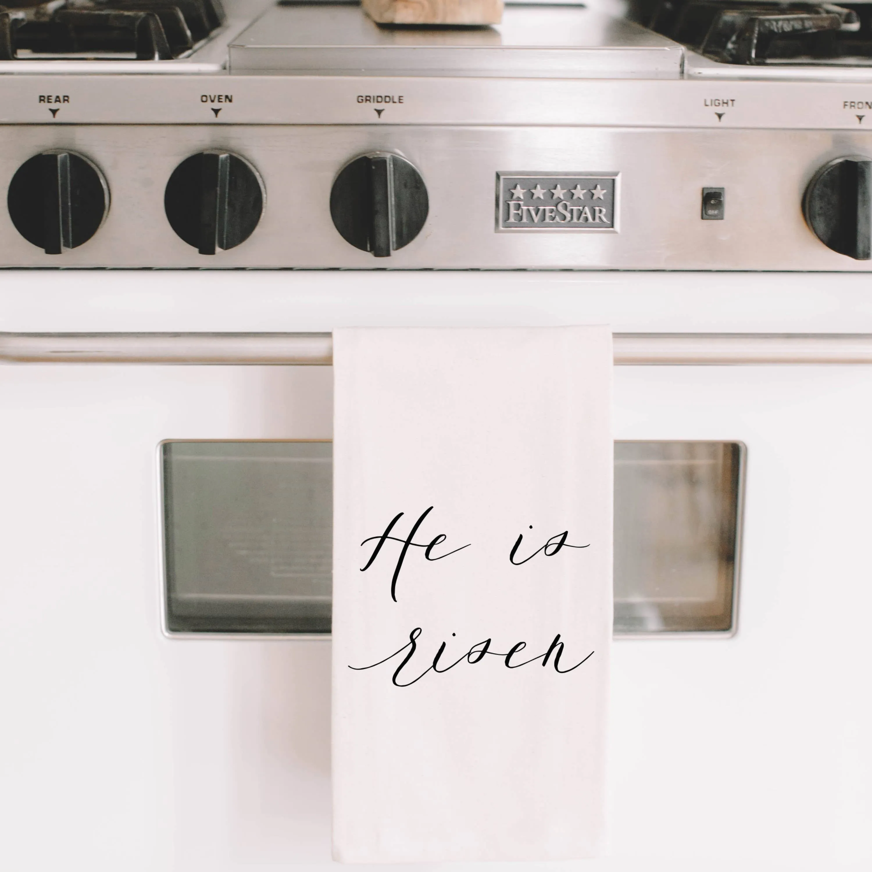 PCB Home - He is Risen Tea Towel