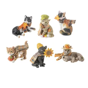 Pets in Plaids - Cat Figurines