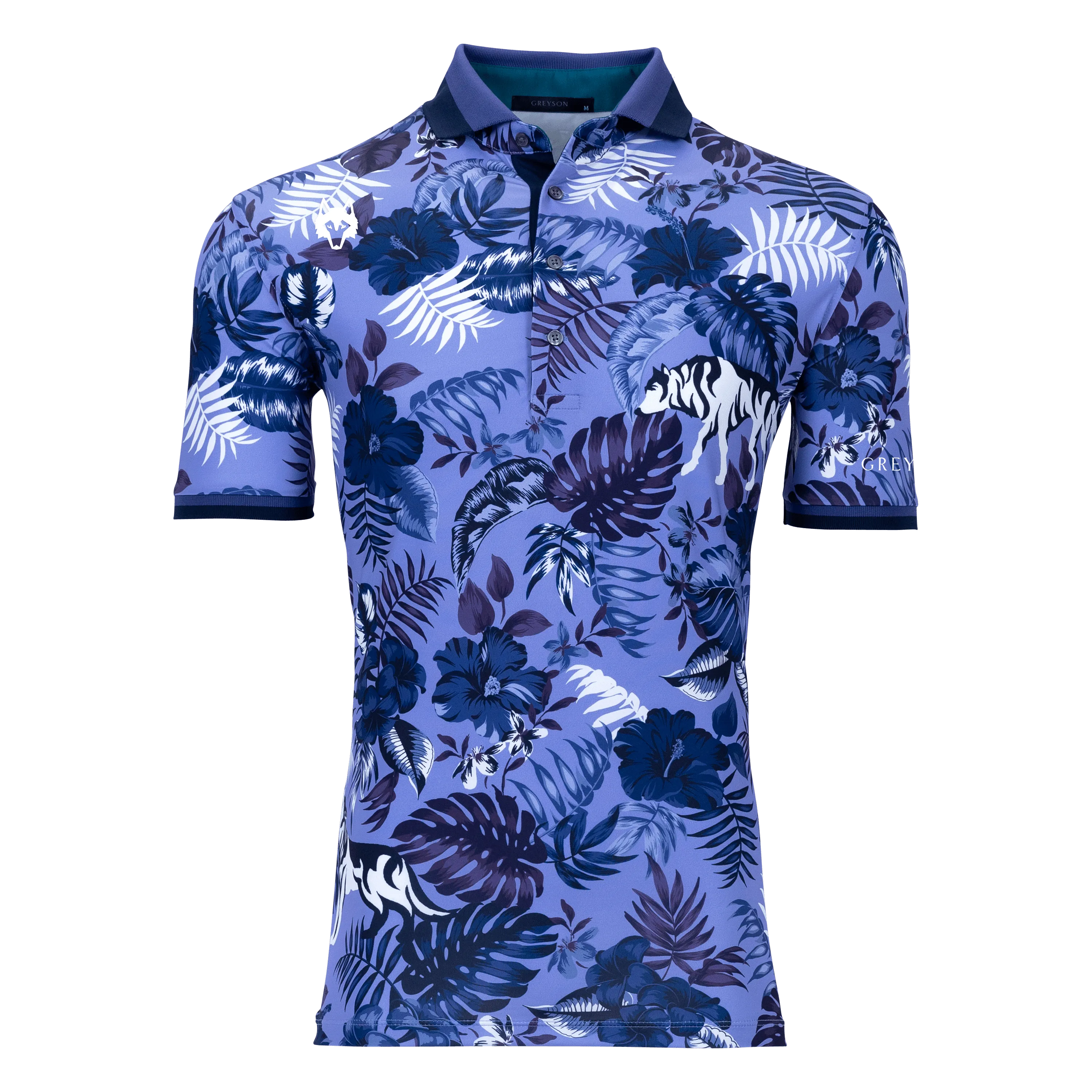 Players Club Floral Wolf Jungle Polo