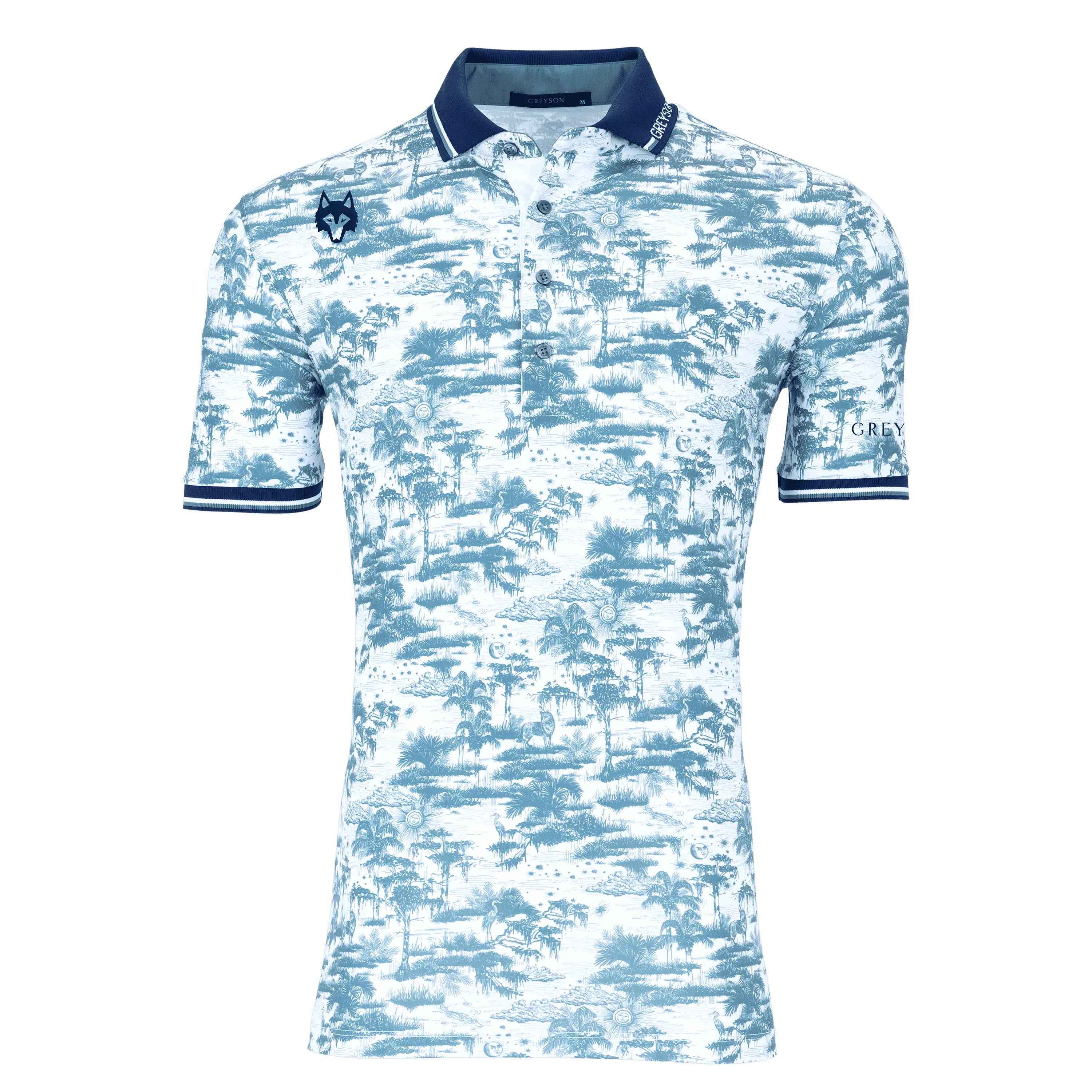 Players Club Mystic Marsh Toile Polo