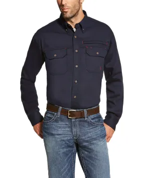 Product Name:  Ariat Men's FR Solid Vent Long Sleeve Button Down Work Shirt - Big