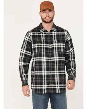 Product Name:  Hawx Men's FR Plaid Print Long Sleeve Button-Down Work Shirt