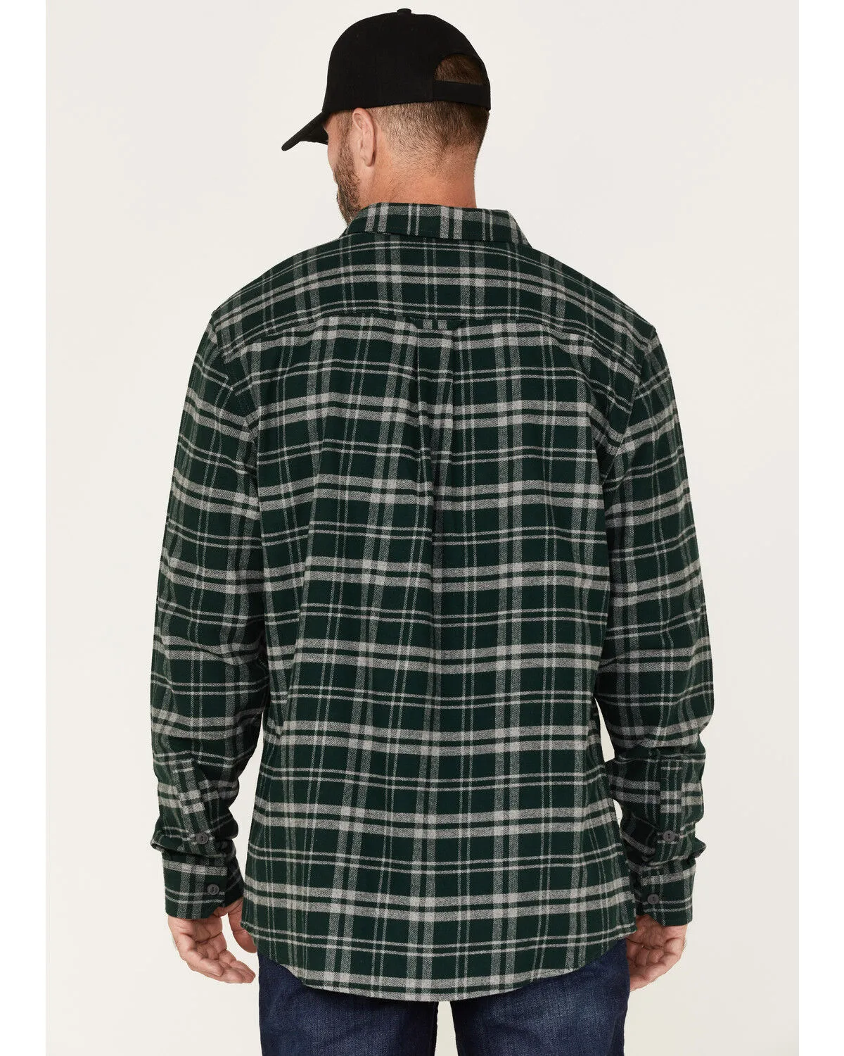 Product Name:  Hawx Men's Plaid Long Sleeve Button-Down Flannel Work Shirt