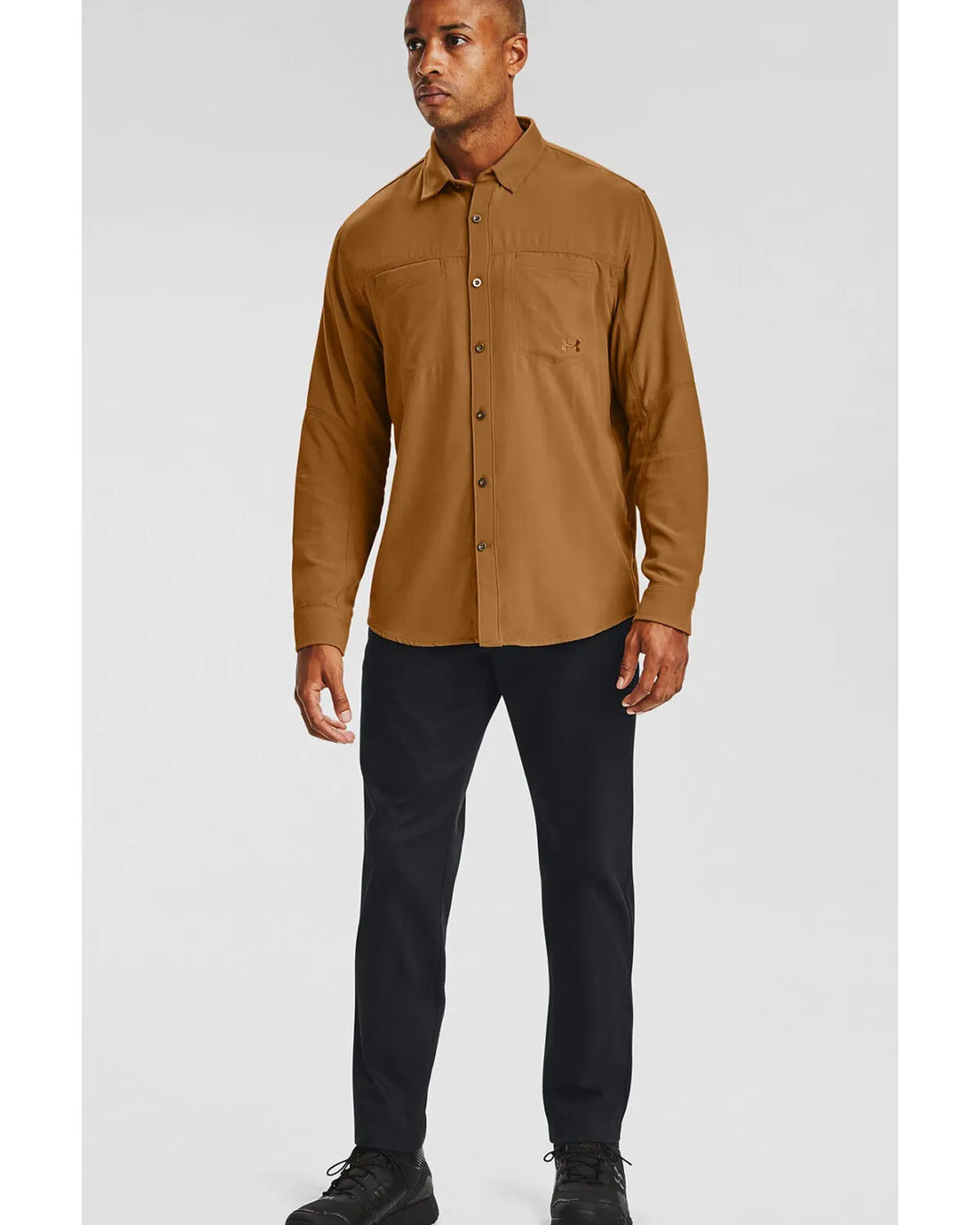 Product Name:  Under Armour Men's Yellow Payload Button Down Long Sleeve Work Shirt