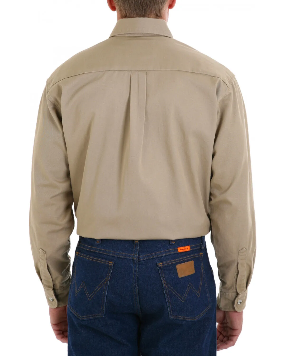 Product Name:  Wrangler Riggs Men's FR Long Sleeve Button Down Work Shirt