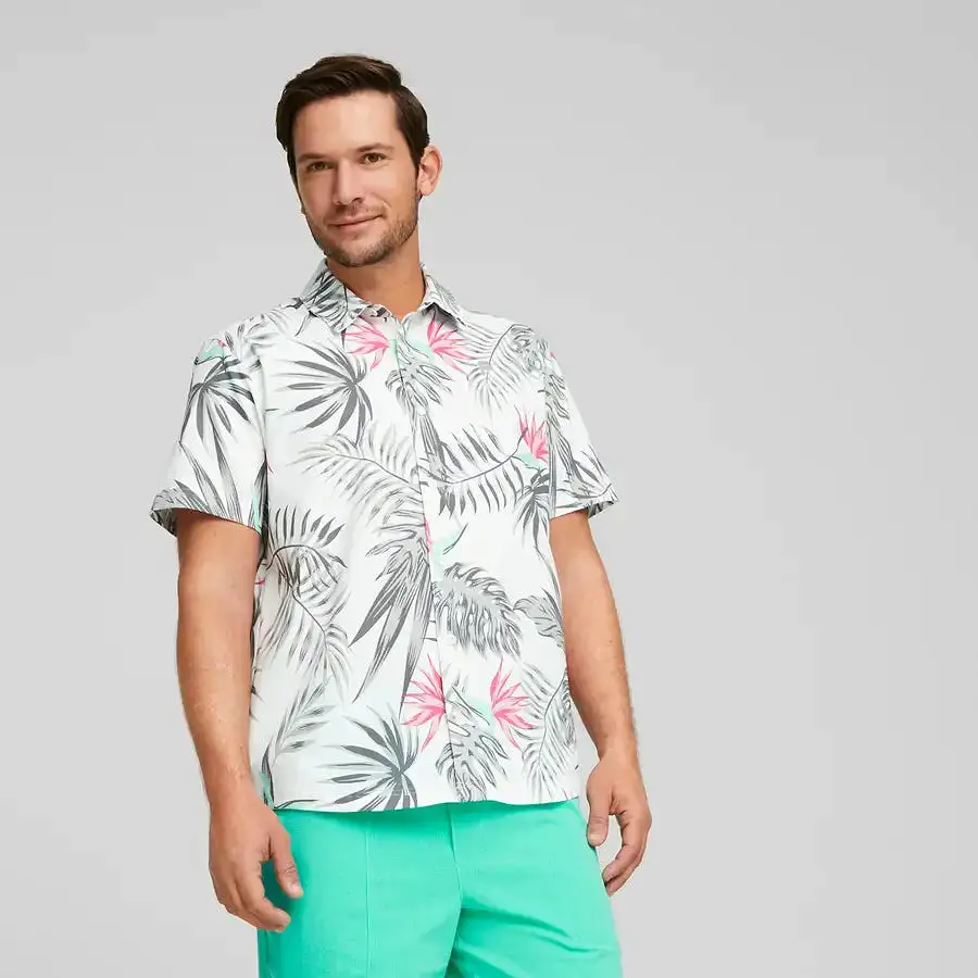 Puma X PTC Paradise Button Down Golf Shirt