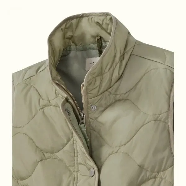 R. M. Williams Womens Wilby Vest in Light Green