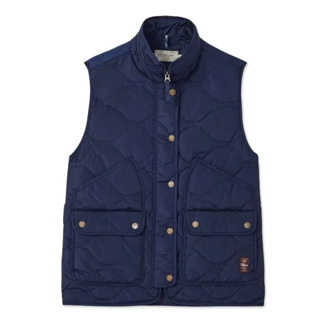 R. M. Williams Womens Wilby Vest in Navy