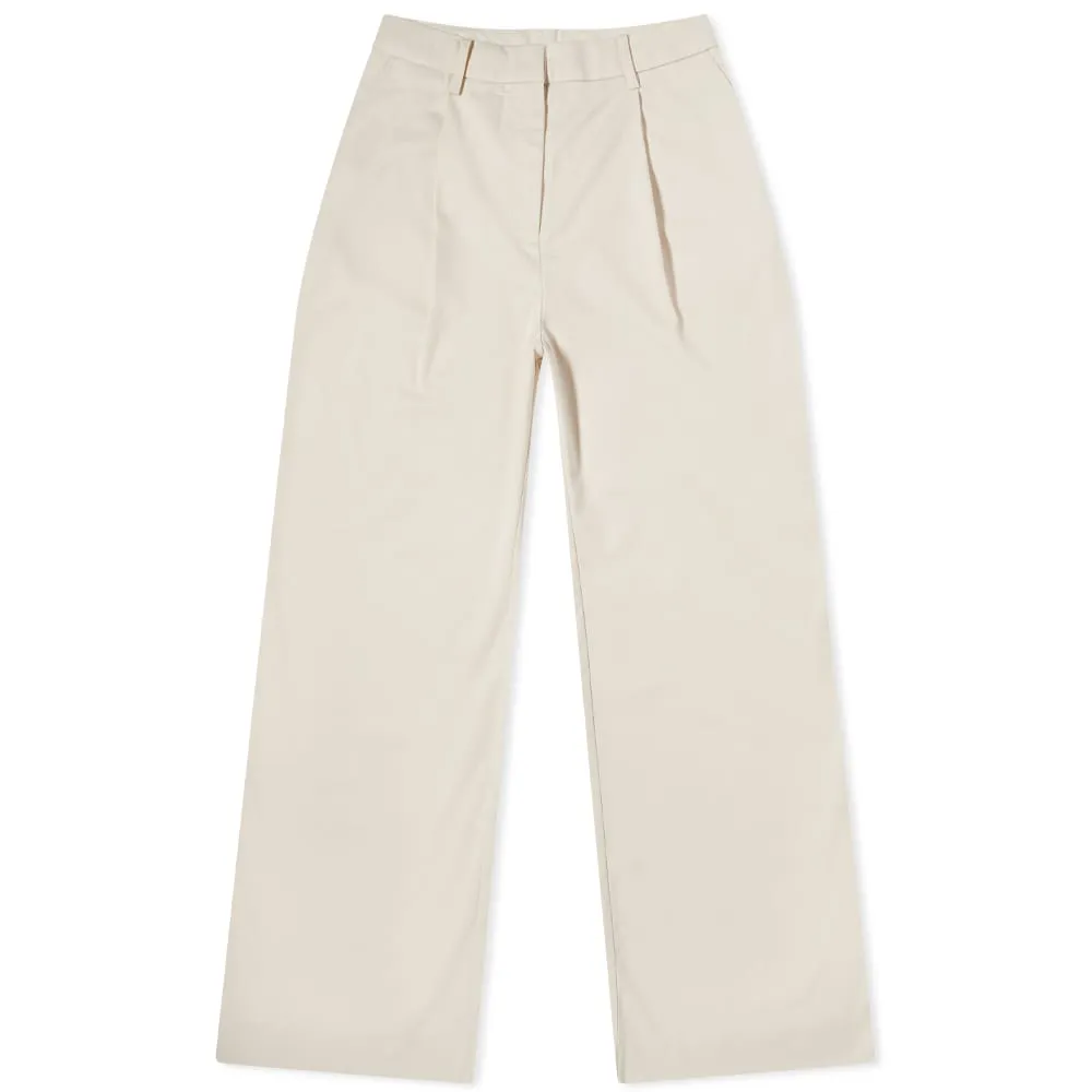 Samsøe Samsøe Wide Leg Casual TrousersWhitecap Grey