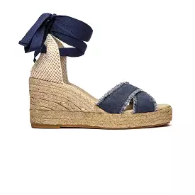 Sandal Espadrille in Navy