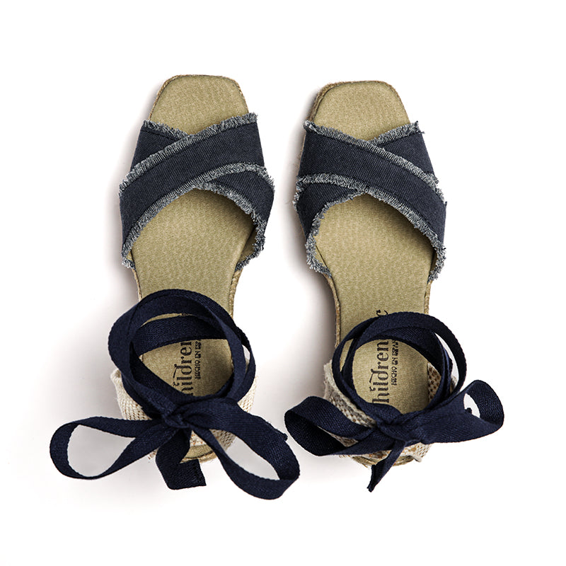 Sandal Espadrille in Navy