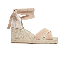 Sandal Espadrille in Tan