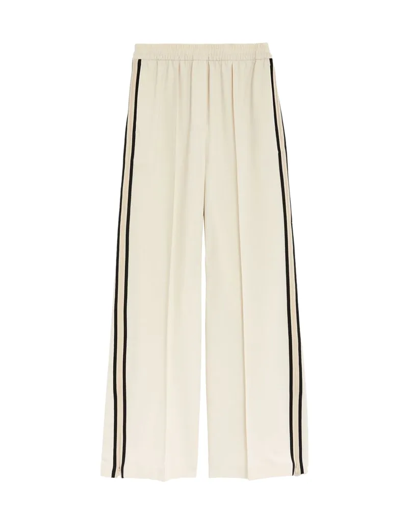 Side Stripe Wide Leg Trousers