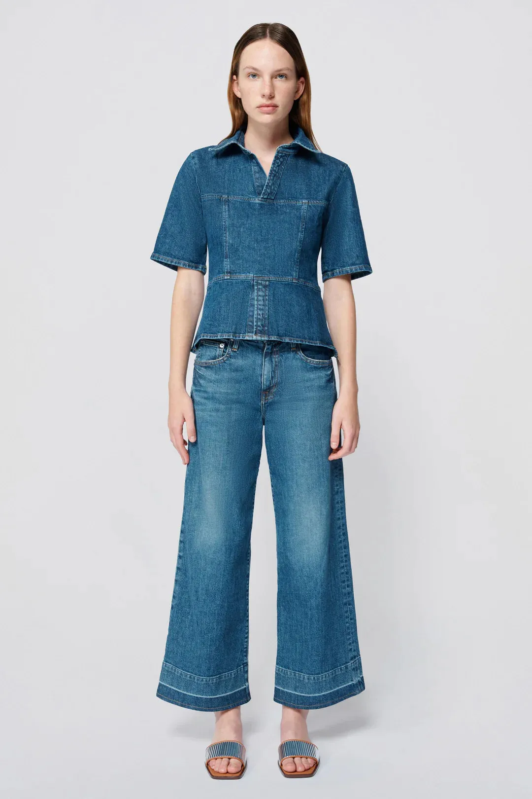 Simkhai Jude Wide Leg Jean