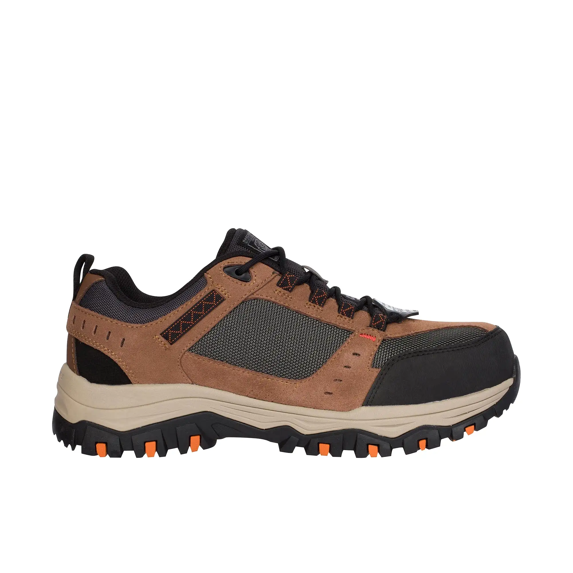 Skechers Greetah Composite Toe Brown Black