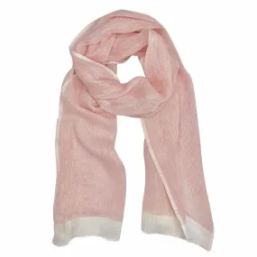 SLATE + SALT Women's Gauze Linen Two Tone Scarf