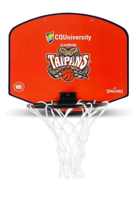 Spalding NBL Team Micro Mini Cairns Taipans Backboard  5001/NBL/CAI