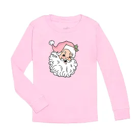 Sweet Wink Retro Santa L/S Pink Tee