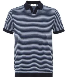 Thomas Maine Striped Polo Shirt