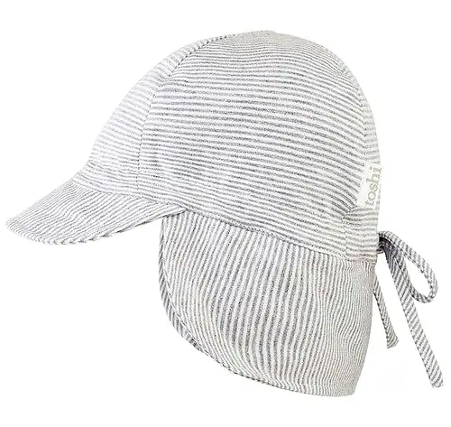 Toshi Flap Cap Baby Dove