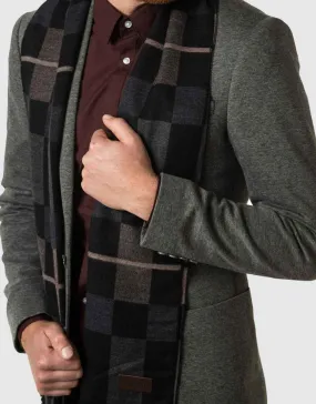 Uptown Checkered Cotton Scarf