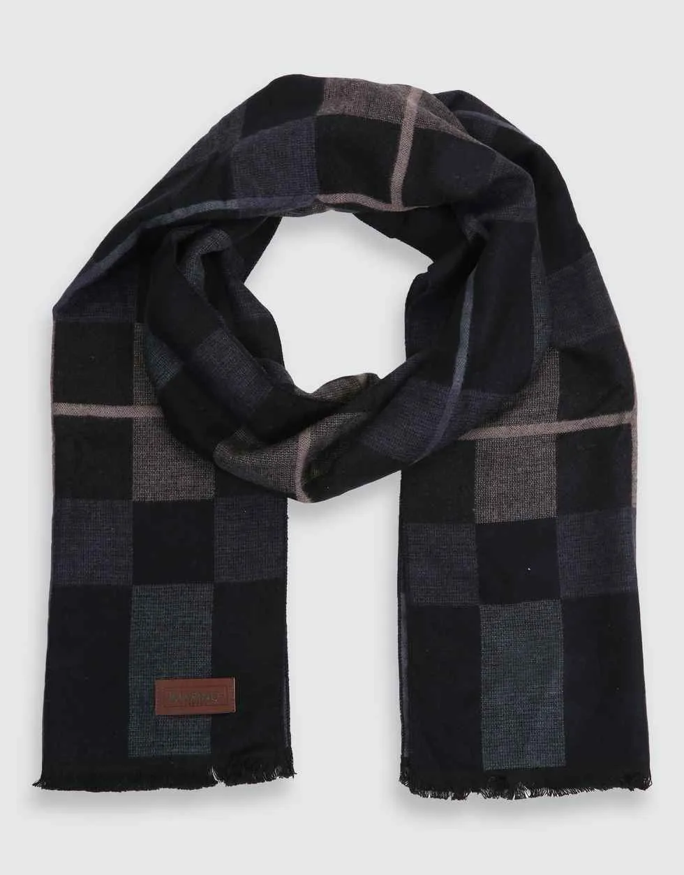 Uptown Checkered Cotton Scarf