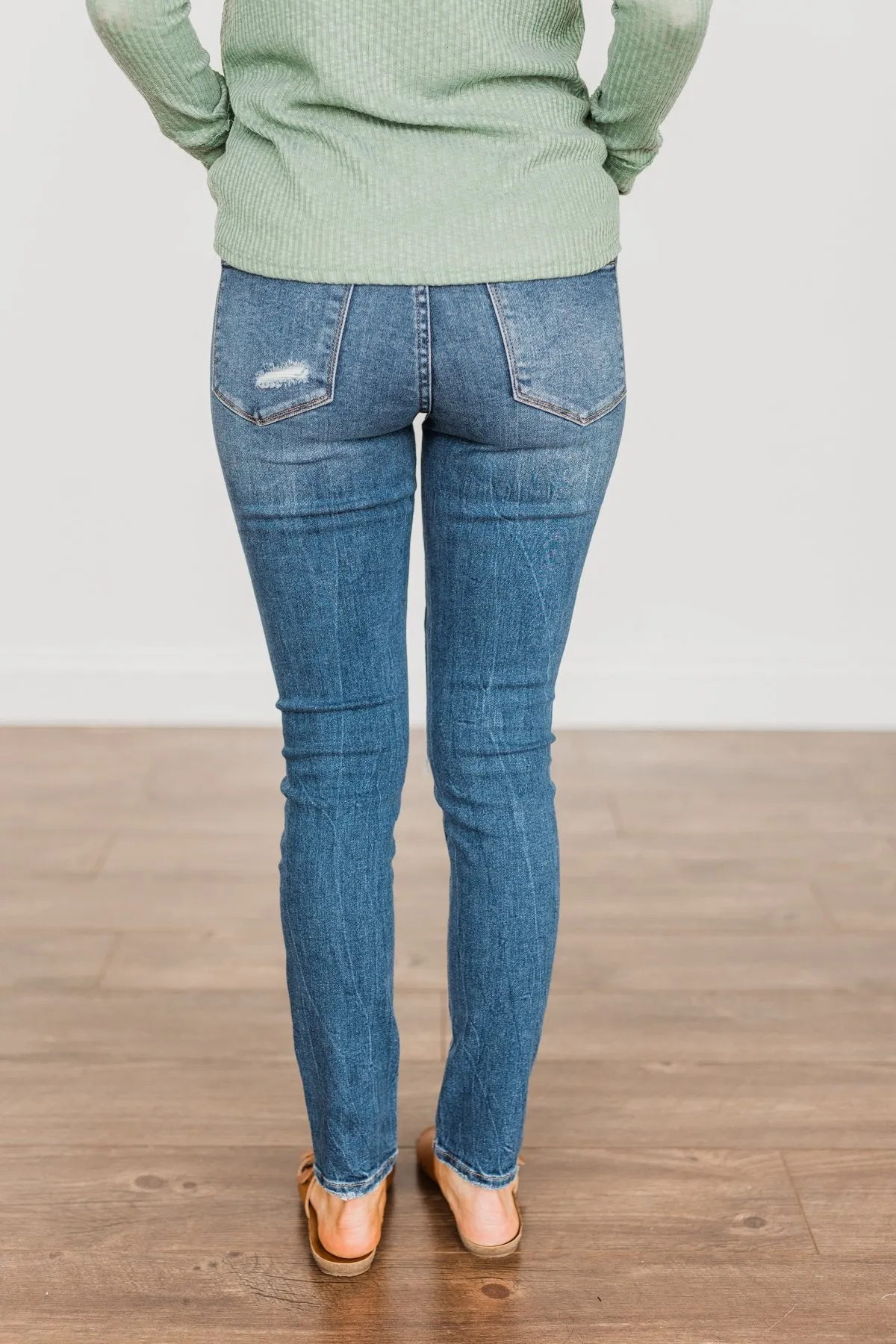 Vervet Mid-Rise Skinny Jeans- Karina Wash