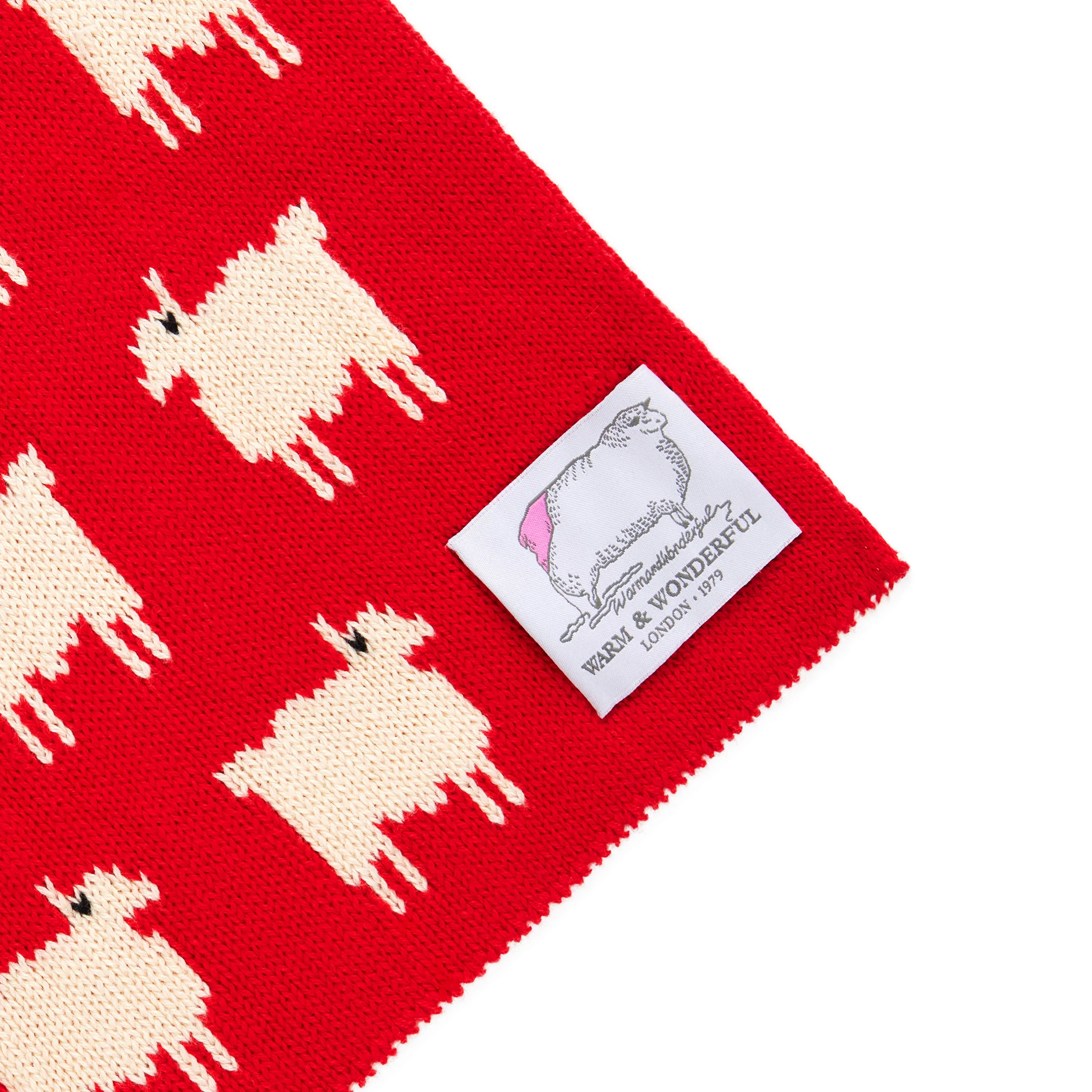 Warm & Wonderful Cotton Sheep Scarf