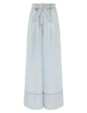 Wide Leg Denim Pant