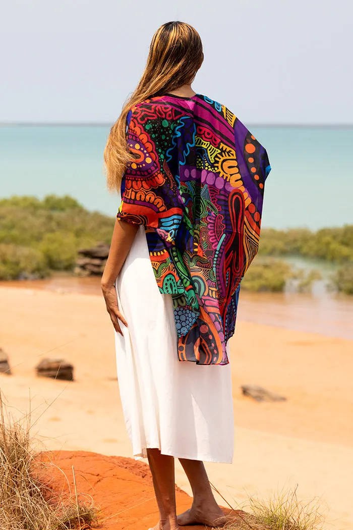 Woka Land-Ground Chiffon Scarf